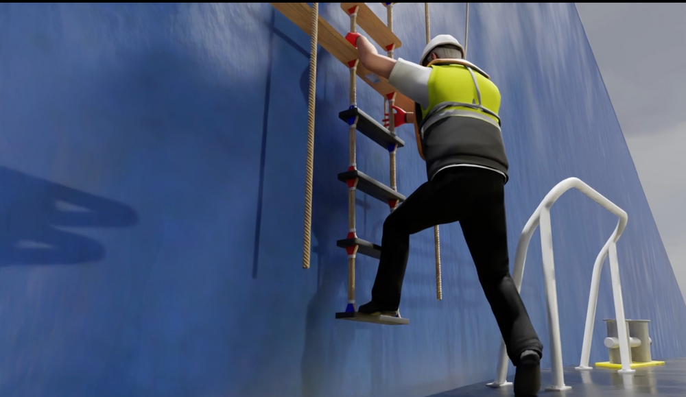 How To Climb A Pilot Ladder